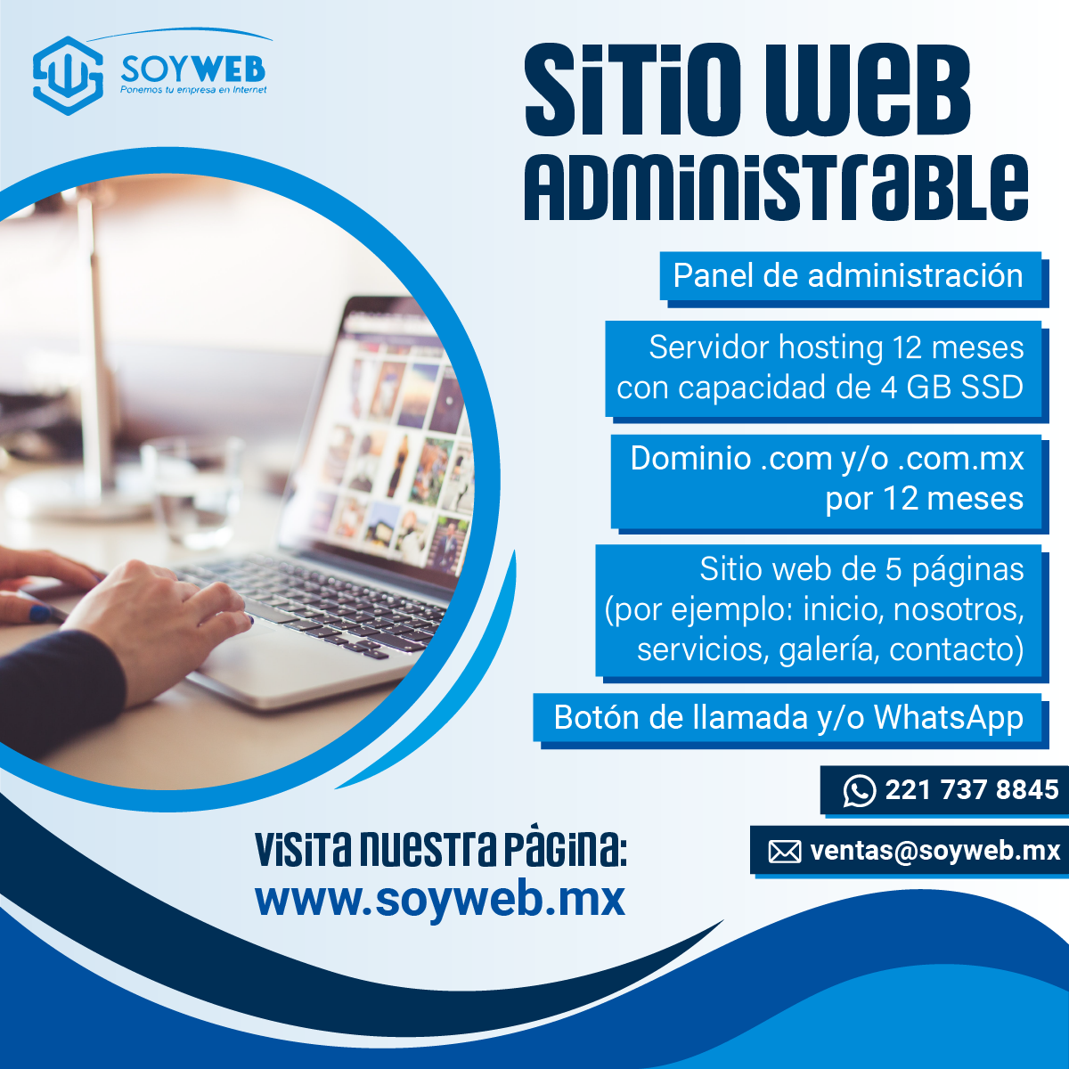 Sitio Web Administrable Soy Web
